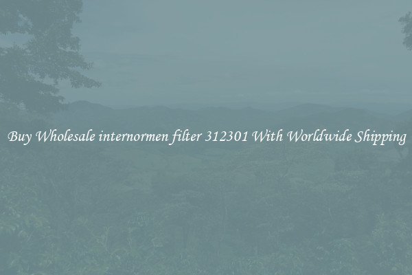  Buy Wholesale internormen filter 312301 With Worldwide Shipping 