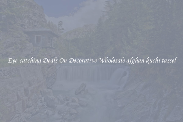Eye-catching Deals On Decorative Wholesale afghan kuchi tassel