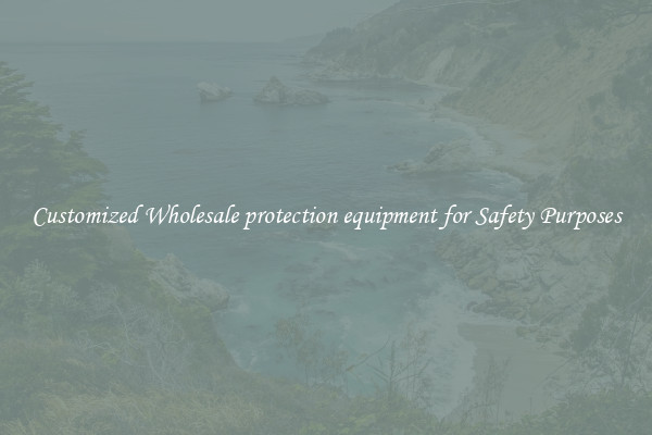 Customized Wholesale protection equipment for Safety Purposes